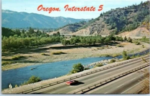 OREGON Interstate 5 UMPQUA RIVER - Postcard - Picture 1 of 2