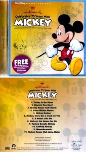 DISNEY *BRAND NEW* "HALLMARK CELEB. W/MICKEY" 2003 US WALT DISNEY RECORDS CD - Picture 1 of 1
