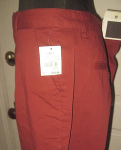 NWT CATO Brick Red 1 Pleat Pants Slacks Trouser 12 - Picture 1 of 7