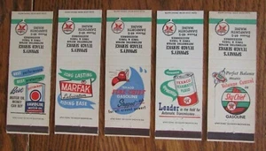 TEXACO GAS STATION MATCHBOOK SET OF 5: SPINNEY'S (DANFORTH, MAINE) (c1951) -F24 - Picture 1 of 2