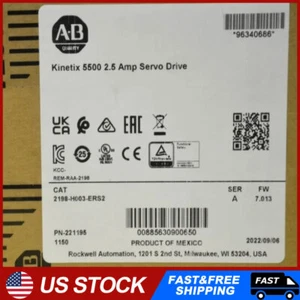Allen-Bradley 2198-H003-ERS2 Kinetix 5500 ingresso 1/3 fase servoazionamento AC - Foto 1 di 4