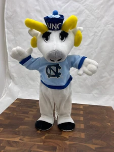 Vintage North Carolina UNC Tar Heels Tarheels Tanzen Kampflied Flexing Plüsch 16 Zoll - Bild 1 von 8