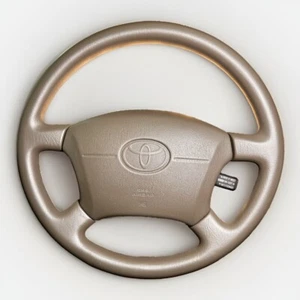 Toyota Land Cruiser 80 Series Steering Wheel Brown HDJ81 FZJ80 - Imagen 1 de 12