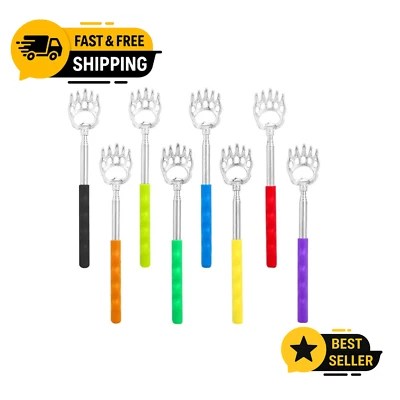 Paquete de 8 rascadores traseros Ohu: rascadores telescópicos extensibles con garra de oso Itc Foto 1 de 4