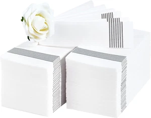 100 Pack Guest Towels Disposable, Soft and Absorbent Bathroom Napkins, Paper Gue - Picture 1 of 12