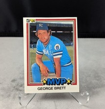 George Brett 1981 Donruss MVP Baseball Card Kansas City Royals