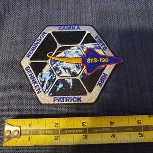 Parche conmemorativo de la NASA EMBLEMA MISIÓN ISS STS-130 ESFUERZO DEL TRANSBORDADOR ESPACIAL - Imagen 1 de 2