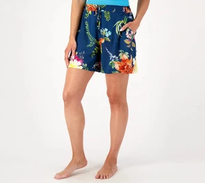 Jantzen Gewebt Pull-On Tie Waist Cover-Up Cover Up FlrlEnchantment M Neu - Bild 1 von 1
