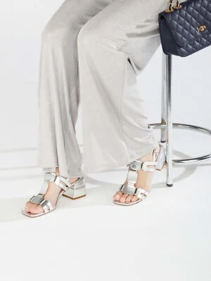 scarpe da donna sandali con tacco medio largo  Laura Biagiotti eleganti comode - Immagine 1 di 4