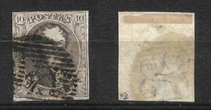 Belgien 1849 Scott 1. gest. - 18/8 - Bild 1 von 1
