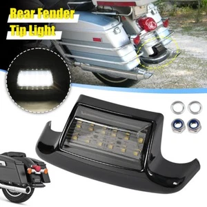 Smoke Brake Rear Fender Tip LED Light For Harley Road King FLHR Softail 94-2013 - Picture 1 of 11