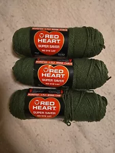 3 neue Knäuel Super Spar rot Herz Garn Camouflage #0971 Posten #5073 - Bild 1 von 4