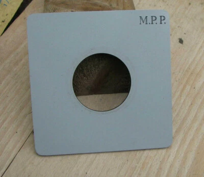 genuine MPP mk8 VIII field lens board panel copal 1 39mm hole 95 x 95 - Image 1 of 4