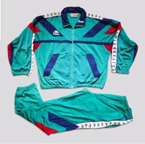 Barcellona 92 95 Kappa Tracksuit Training TUTA L Vintage Fair RARISSIMA CHANDAL - Imagen 1 de 24