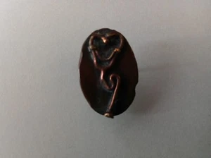 Stethoscope Medical Tie Tack 3D Jewelry -COPPER - Occupational Handmade Artisan - Picture 1 of 3