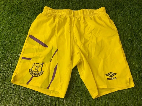 EVERTON 2019/2020 FOOTBALL SOCCER SHORTS GOALKEEPER UMBRO ORIGINAL SIZE S SMALL Cover
