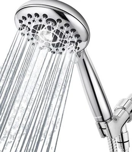 6 Spray Modes High Pressure Handheld Showerhead Set Upgraded 5 Inches Shower ... - Picture 1 of 7