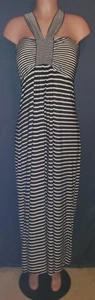 Prendisole donna Mlle Gabrielle taglia 3X senza maniche bianco e nero - Foto 1 di 8