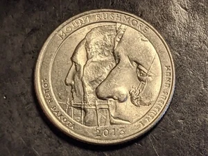 US COIN 2013-P Rare Doubled Die Reverse MT RUSHMORE Washington Quarter - Picture 1 of 10