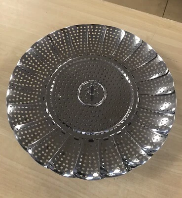 Cook's Essentials Stainless Steel Foldable Steamer Basket - NEW! - Image 1 of 4