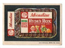 1973 Wacky Packages Series 5    MOONSHINE HYDE'S ROX    Tan Back
