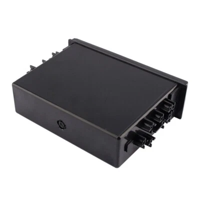 Double Din Dash Drink Cup Holder Radio Pocket Storage Box Plastic Black For Car - Image 1 of 4