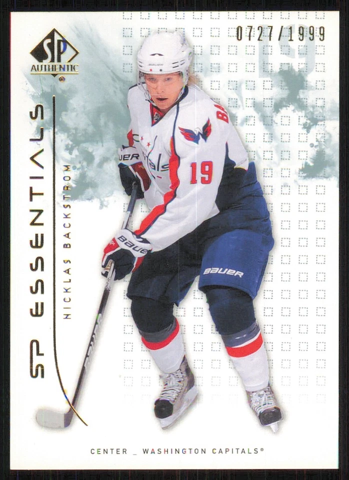 2009-10 SP Authentic #136 Nicklas Backstrom ESS /1999 - Image 1 of 2
