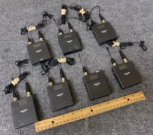 Lot of 7 Sacom DS80-T Microphone BodyPacks (Units Only) - Picture 1 of 4