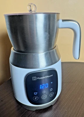 Maestri House Electric Milk Frother MMF-9304 Temperature Control Stainless Steel - Image 1 of 4