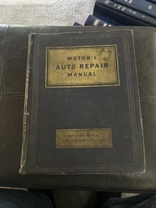 Vintage 14th EDITION Firth printing 1935-1951 Motor 's Auto Repair Manual - Picture 1 of 7