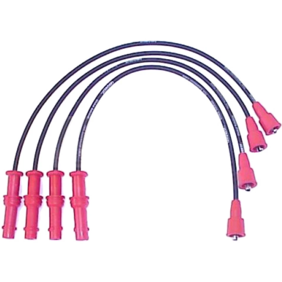 671-4234 Denso Set of 4 Spark Plug Wires for Subaru Impreza Legacy 1990-1996 - Image 1 of 1