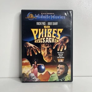Dr. Phibes Rises Again DVD 2001, Midnite Movies Vincent Price Robert Quarry - Picture 1 of 7