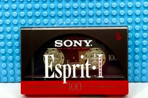 SONY  ESPRIT  I   100  1992 EUROPE  TYPE I  BLANK CASSETTE TAPE (1) (SEALED) - Picture 1 of 4