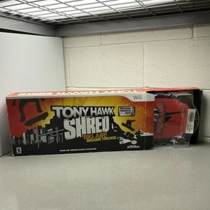 Wii Tony Hawk Shred Skateboard Bundle Game Dongle Wireless Board Controller - Picture 1 of 17