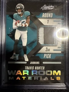 2025 Panini Absolute - Travis Hunter War Room Materials Rookie RC /49 Jaguars SP - Picture 1 of 6