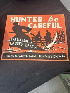 Vintage Pa. Game Commission Poster - Bild 1 von 2