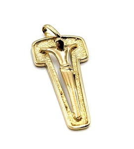 Vintage Designer Kreuz Anhänger 585 Gold 14kt 4,5 Gramm Art.-Nr:1990 - Bild 1 von 5