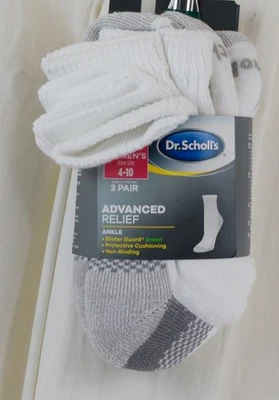 Dr. Scholl's womens Blister Defense Ankle Socks Size 4-10 - Image 1 of 3