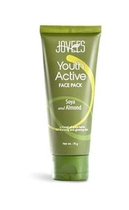 Jovees Ayurveda Youth Active Soya And Almond Face pack improve skin texture 75g - Picture 1 of 1