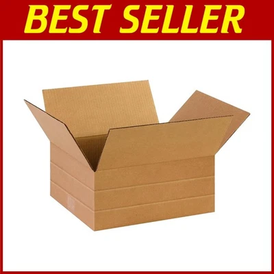 14x12x6 Corrugated Boxes, Shipping & Packaging, 25-Pack - Image 1 of 4
