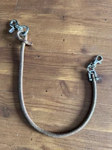 Lenyard Geldbeutelkette Echtleder Handgemacht Rockabilly - Bild 1 von 1