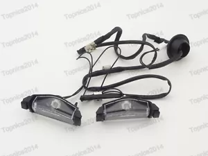 Pair Clear Lens Number License Plate Lights Lamps Kits For Mazda 2 2008-2015 - Picture 1 of 4