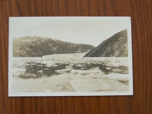 Taku Glacier Alaska AK RPPC Real Photo Signed Photo Skagway 1938 - Picture 1 of 2