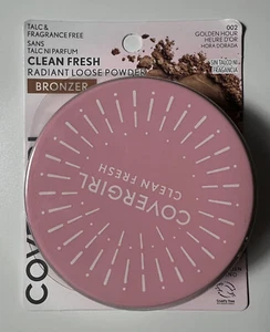CoverGirl Clean Fresh Radiant Loose Powder Bronzer 002 Golden Hour New in Pkg. - Picture 1 of 1