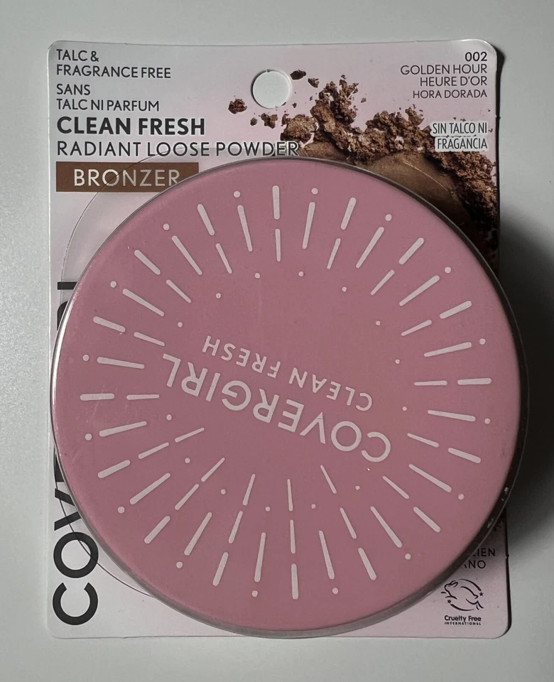 CoverGirl Clean Fresh Radiant Loose Powder Bronzer 002 Golden Hour New in Pkg. - Image 1 of 1