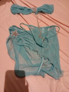 Ladies Deluxe Sexy Mermaid Costume Dress Sea Diva Mythical Fancy Dress up - Picture 1 of 1