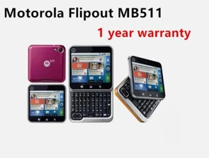 Motorola Flipout MB511 MB-511 3G QWERTY Mobile Phone -Original Smartphone - Picture 1 of 21