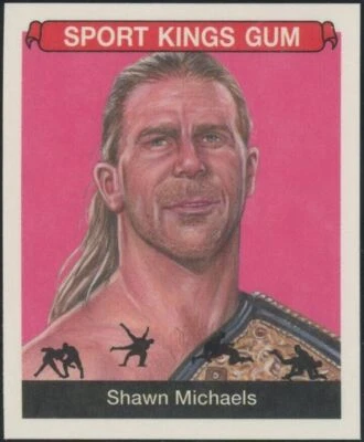 Sport Kings Shawn Michaels 2018 Mini Insert Wrestling #25 Foto 1 de 2
