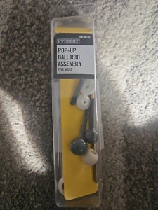 Everbilt Ablauf Pop Up Stopper Ersatz Kugelstange Montage grau chrom 865310 - Bild 1 von 2