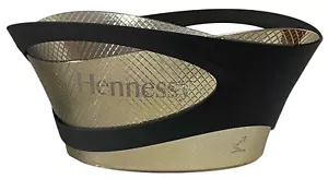 Hennessy Cognac Large Bottle Service Ice Bucket Bottle Chiller - Black & Gold - Picture 1 of 5